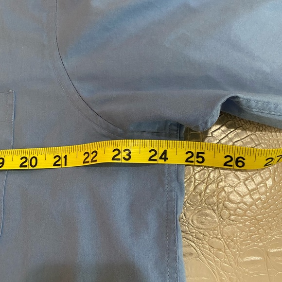 Pierre Cardin Estimated size XL Blue Long Sleeve Button Front Dress Shirt - Picture 4 of 8